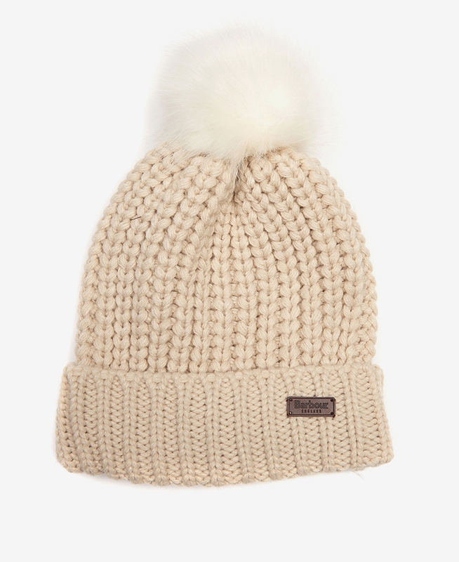 Barbour Beanie Saltburn Hoeden Dames Beige | 478039-PZT