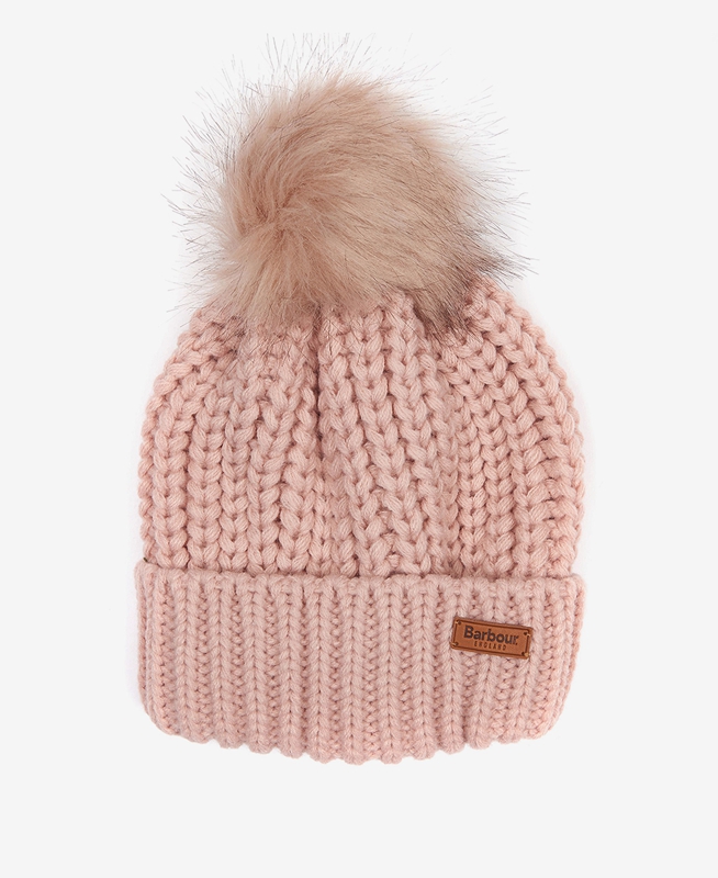 Barbour Beanie Saltburn Hoeden Dames Roze | 681093-GXM