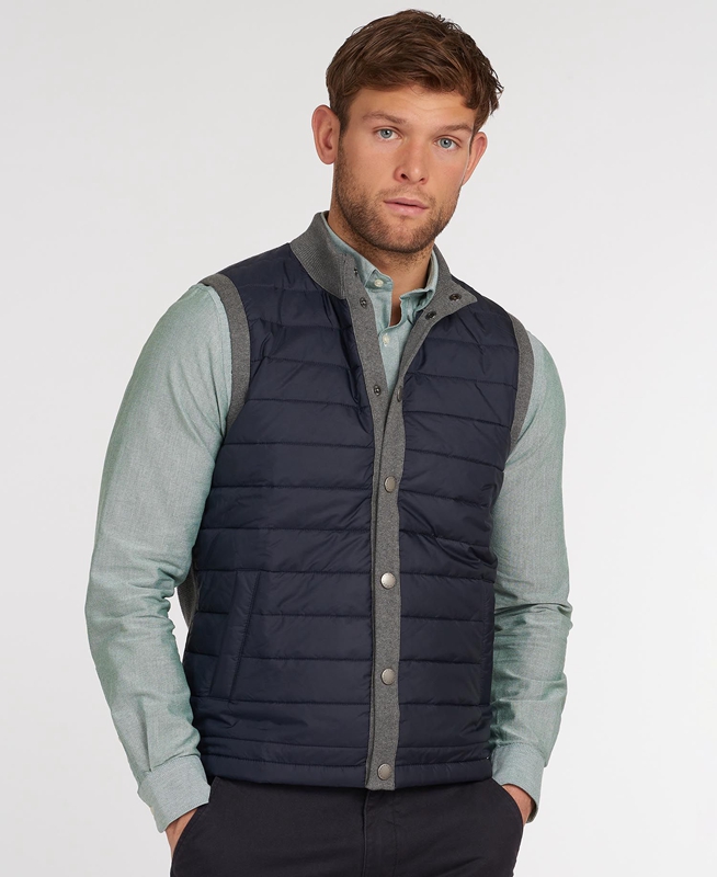 Barbour Essential Gilet Heren Grijs | 368940-QKF