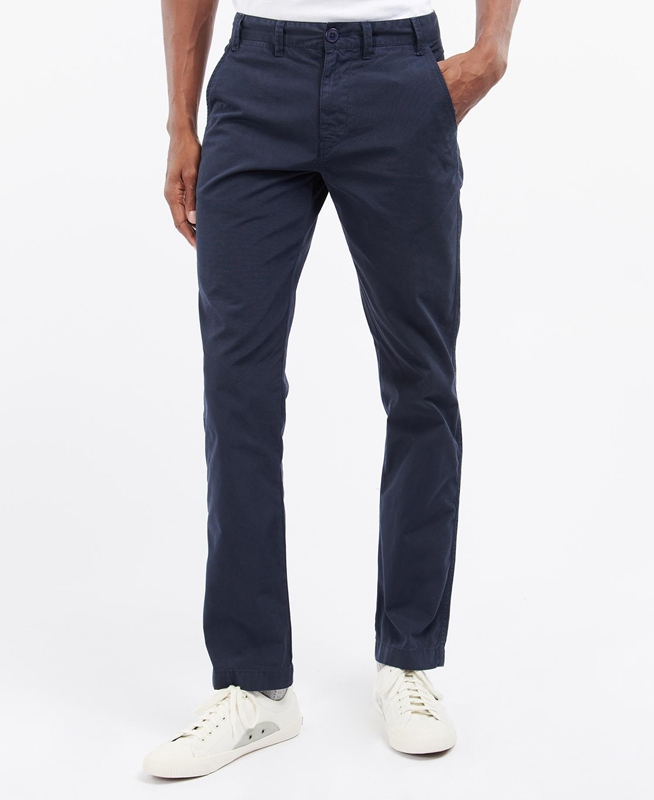 Barbour Glendale Chino Broek Heren Donkerblauw | 274368-EPD