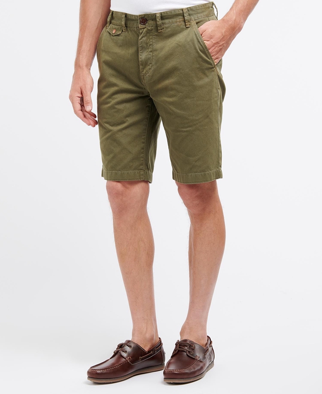 Barbour Neuston Twill Broek Heren Groen | 349652-TMQ