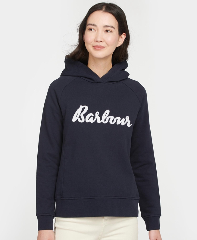 Barbour Otterburn Sweatshirts Dames Donkerblauw | 105628-XMF