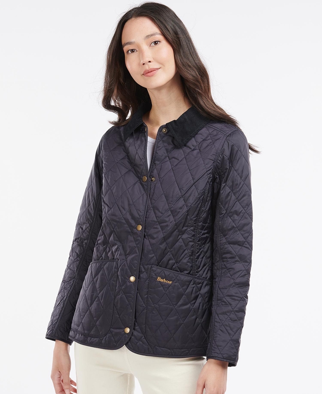 Barbour Steppjacke Annandale Gewatteerde Jas Dames Donkerblauw | 468025-FCS