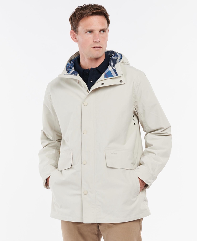 Barbour Summer City Parka Waterdichte Jas Heren Beige | 053291-VZL