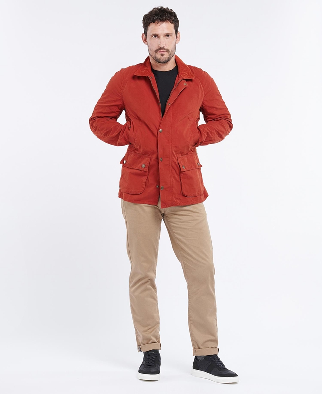 Barbour Ashby Casual Jassen Heren Oranje | 174506-FBX