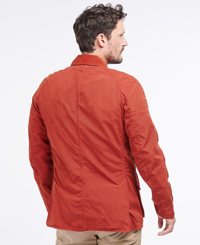 Barbour Ashby Casual Jassen Heren Oranje | 174506-FBX