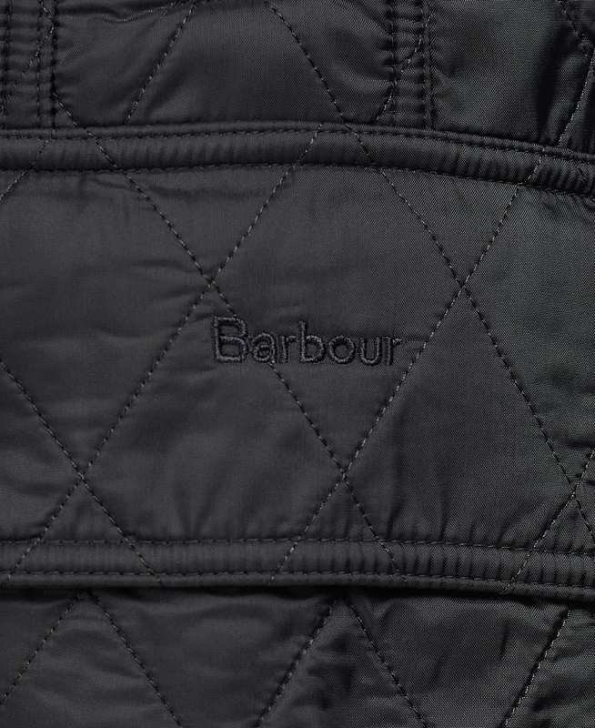 Barbour Beadnell Polarquilt Gewatteerde Jas Dames Zwart | 213485-VWM