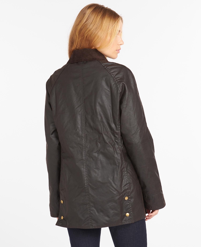 Barbour Beadnell® Waxed Jas Dames Bruin | 037952-XPD