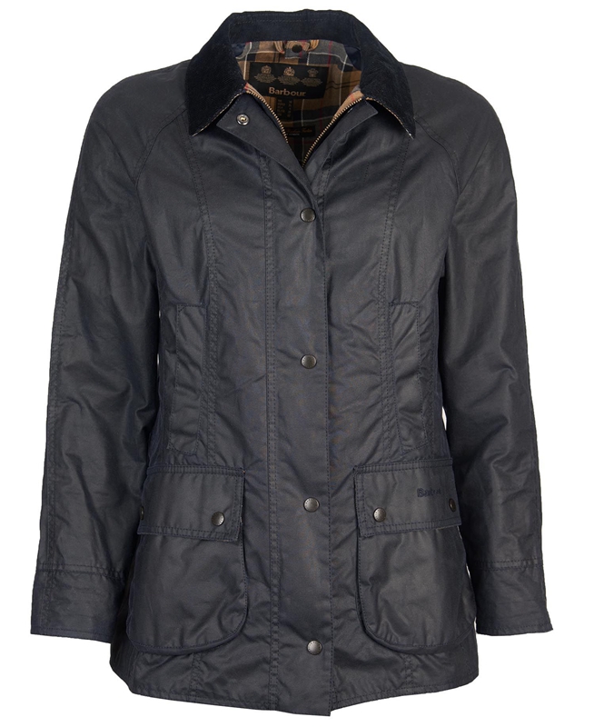 Barbour Beadnell® Waxed Jas Dames Donkerblauw | 769143-FNH