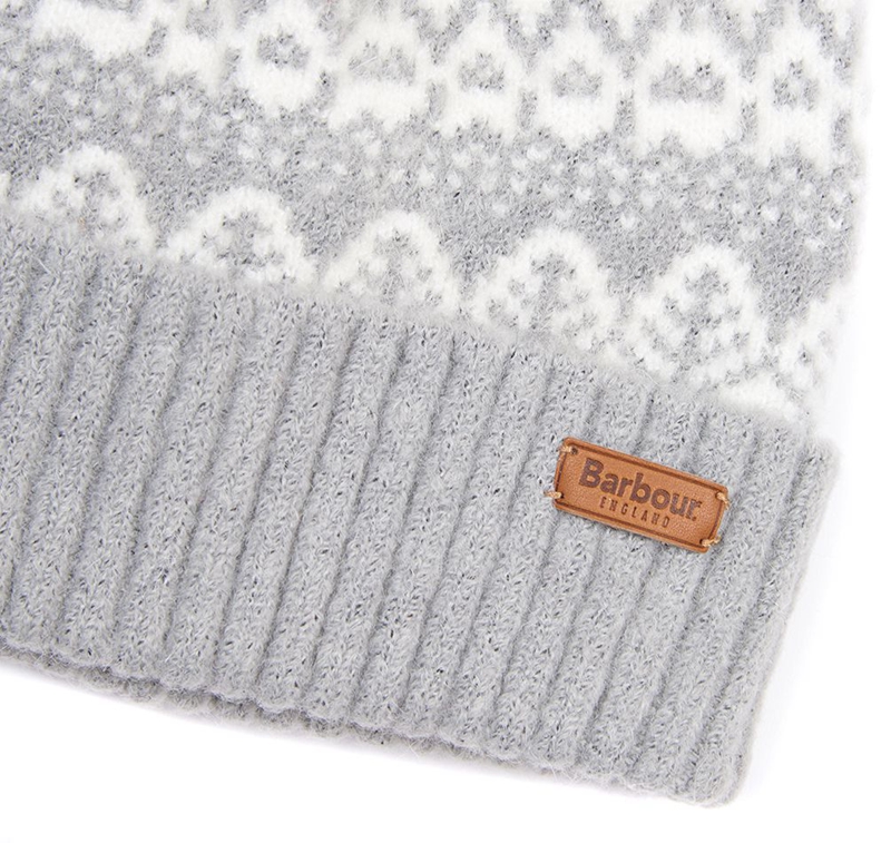 Barbour Beanie Alpine Fair Isle Pom Hoeden Dames Grijs | 041823-BIL