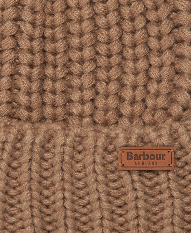 Barbour Beanie Saltburn Hoeden Dames Beige | 928705-KME