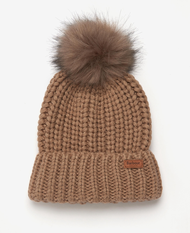 Barbour Beanie Saltburn Hoeden Dames Beige | 928705-KME