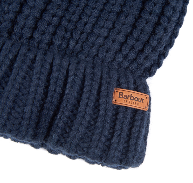 Barbour Beanie Saltburn Hoeden Dames Blauw | 102746-HZP