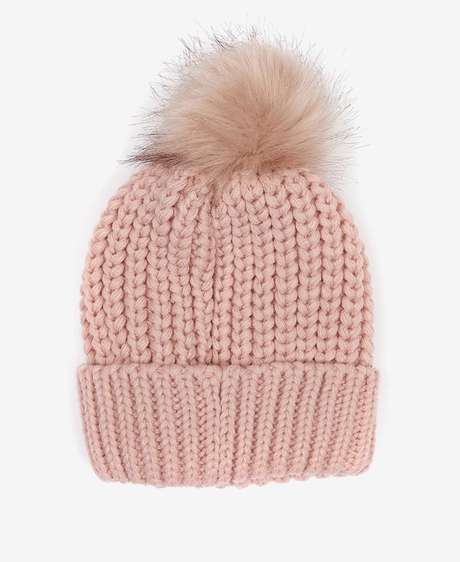 Barbour Beanie Saltburn Hoeden Dames Roze | 681093-GXM