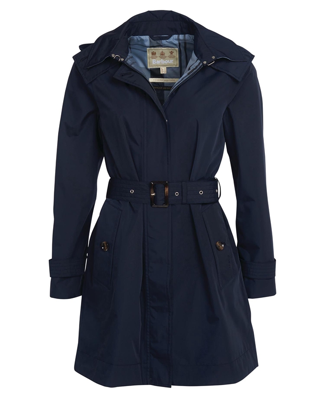 Barbour Beatrice Waterdichte Jas Dames Donkerblauw | 618403-IMR