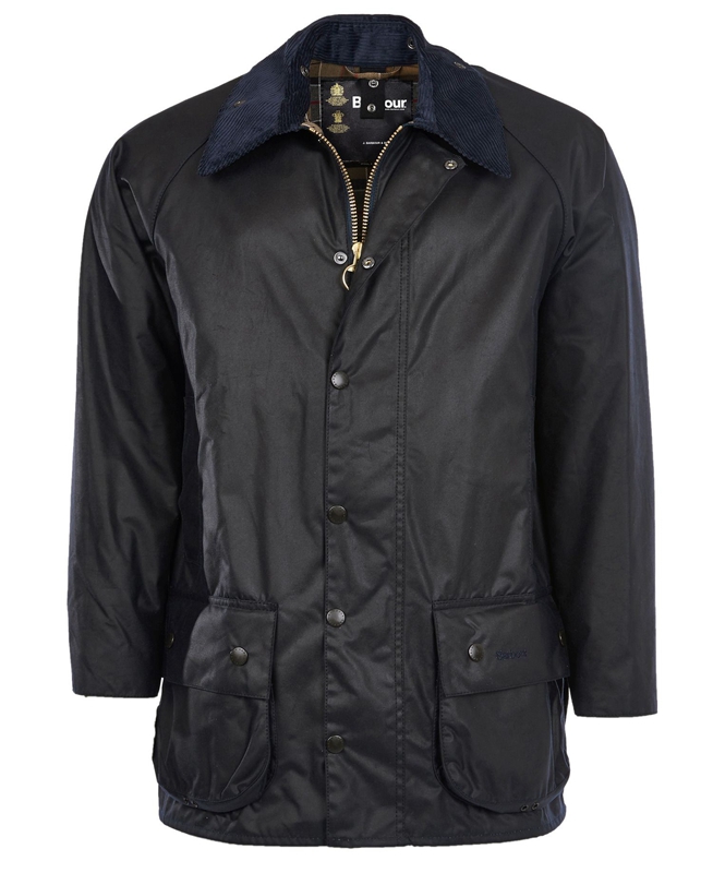 Barbour Beaufort® Waxed Jas Heren Zwart | 896510-ZMG