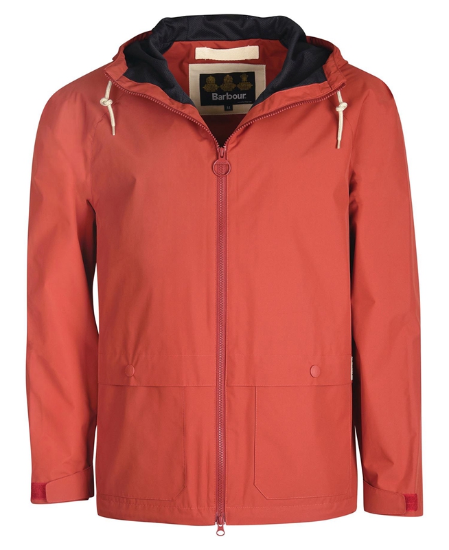 Barbour Begral Showerproof Casual Jassen Heren Rood | 706891-NXC