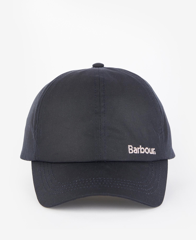 Barbour Belsay Wax Sports Cap Hoeden Dames Donkerblauw | 062958-OZV