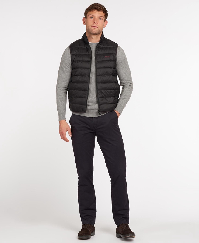 Barbour Bretby Gilet Heren Zwart | 350418-QXI