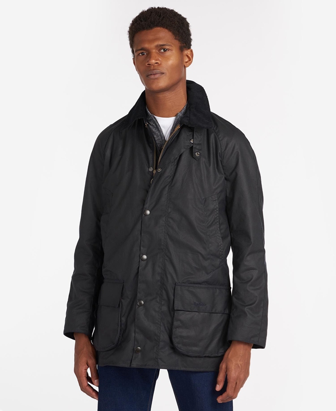 Barbour Bristol Waxed Jas Heren Donkerblauw | 960754-IRD