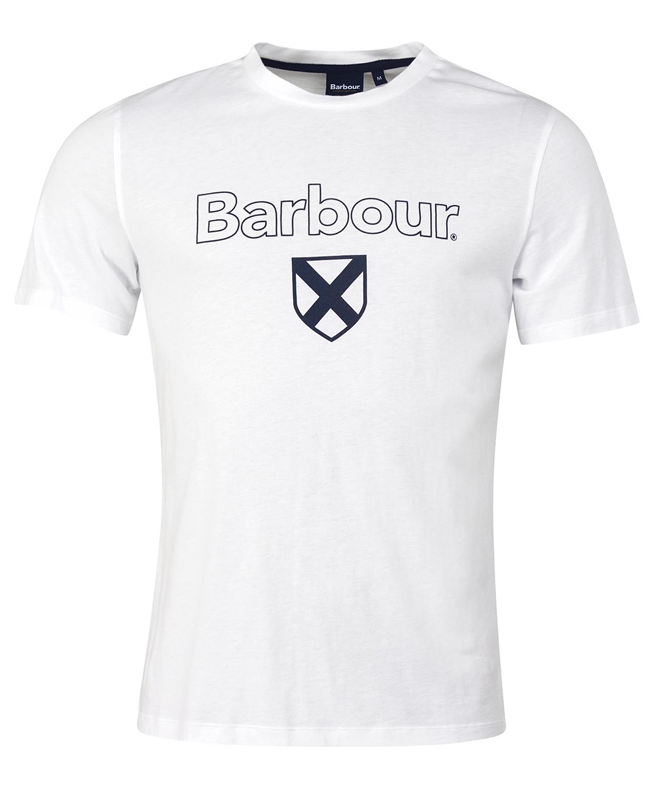 Barbour Cameron T-shirts Heren Wit | 765493-WFY