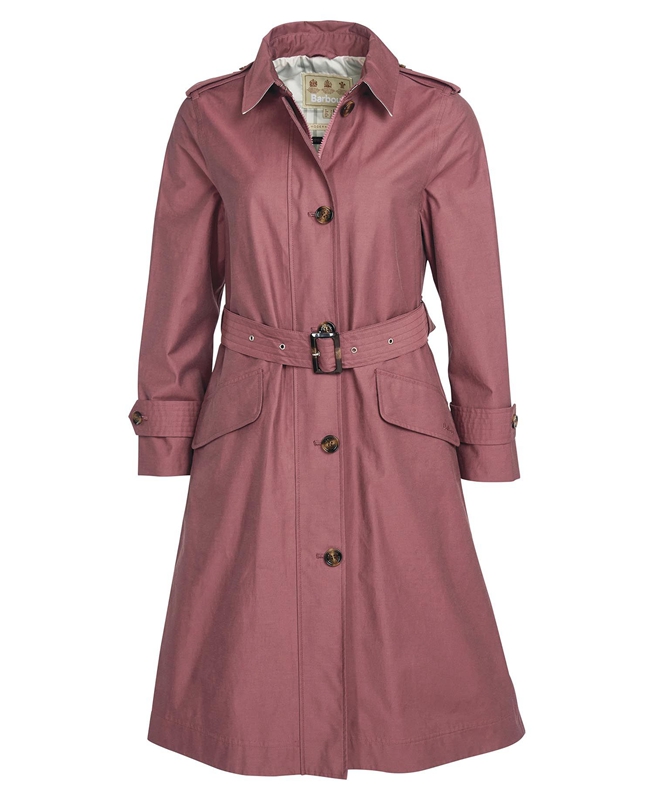 Barbour Camilla Waterdichte Jas Dames Roze | 791682-LHM