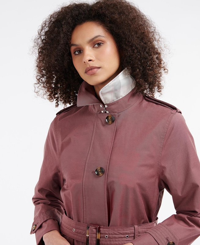 Barbour Camilla Waterdichte Jas Dames Roze | 791682-LHM