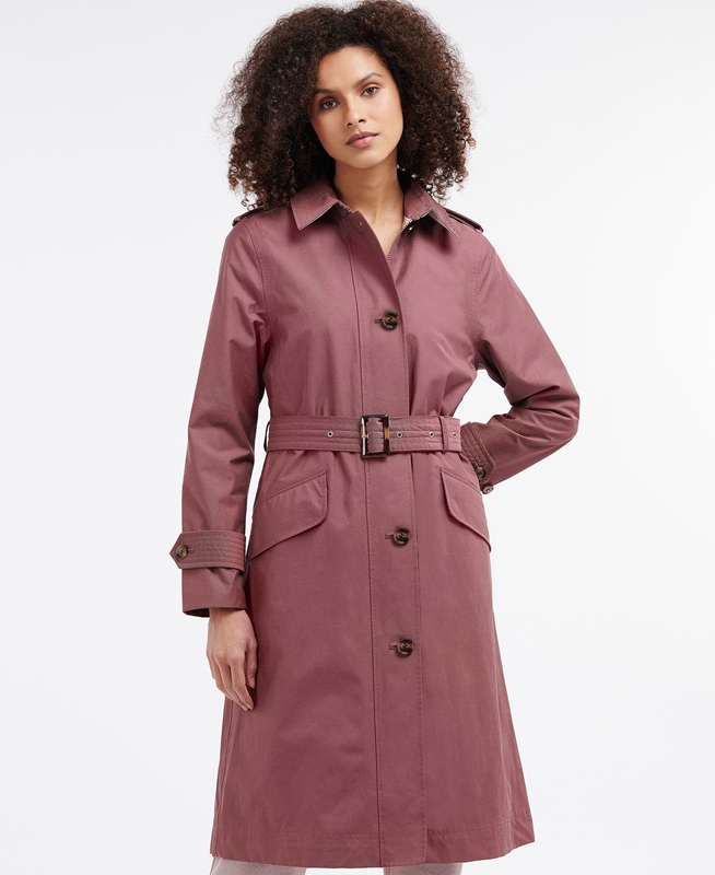 Barbour Camilla Waterdichte Jas Dames Roze | 791682-LHM