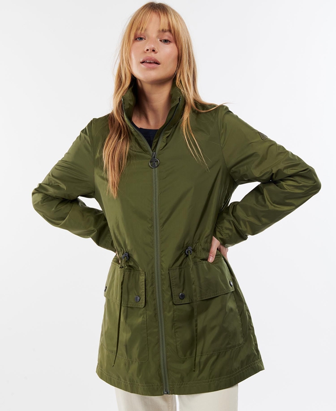 Barbour Campion Showerproof Casual Jassen Dames Groen | 159038-HYI