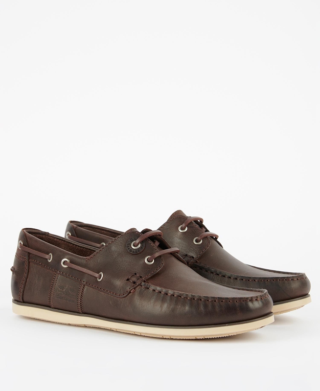 Barbour Capstan Loafers Heren Bruin | 347860-TKU