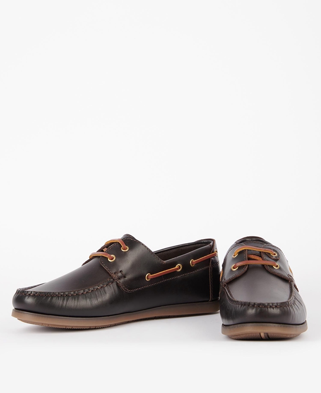 Barbour Capstan Loafers Heren Koffie | 405261-KWJ