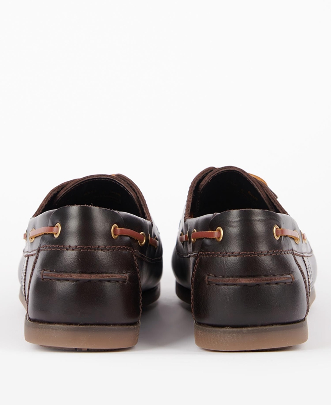 Barbour Capstan Loafers Heren Koffie | 405261-KWJ