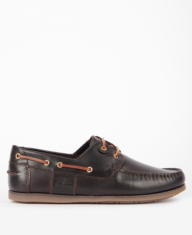 Barbour Capstan Loafers Heren Koffie | 405261-KWJ