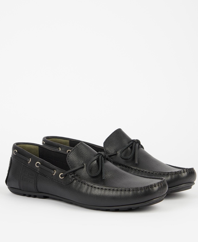 Barbour Clark Loafers Heren Zwart | 548602-UNB