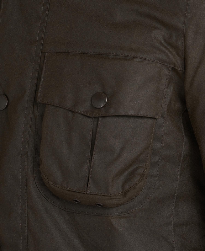 Barbour Corbridge Waxed Jas Heren Olijfgroen | 827541-KLA