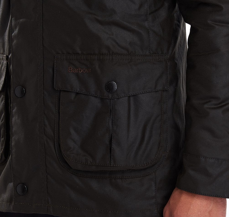 Barbour Corbridge Waxed Jas Heren Olijfgroen | 827541-KLA