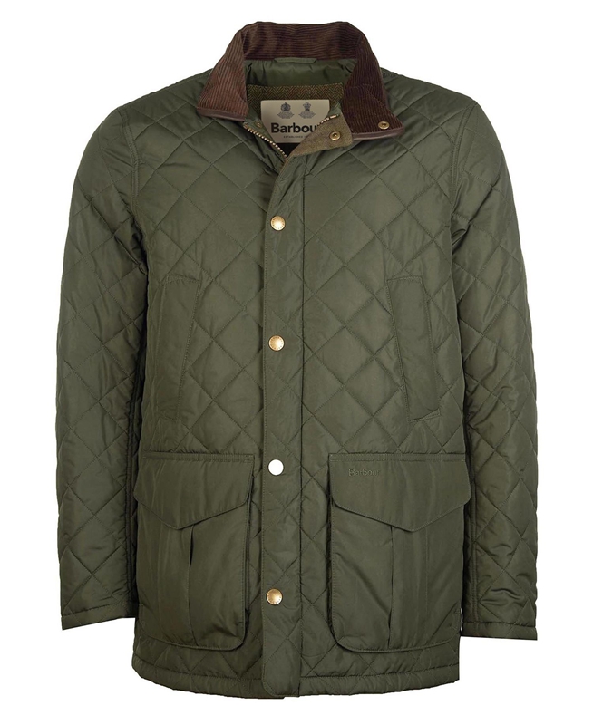 Barbour Devon Gewatteerde Jas Heren Groen | 218043-FTQ