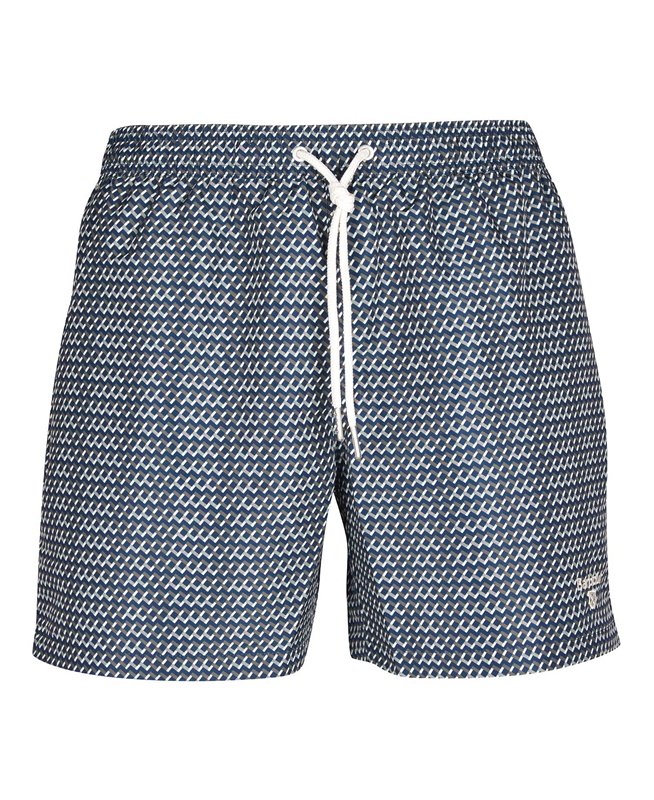 Barbour Diamond Geo Swim Broek Heren Donkerblauw | 325968-NCD