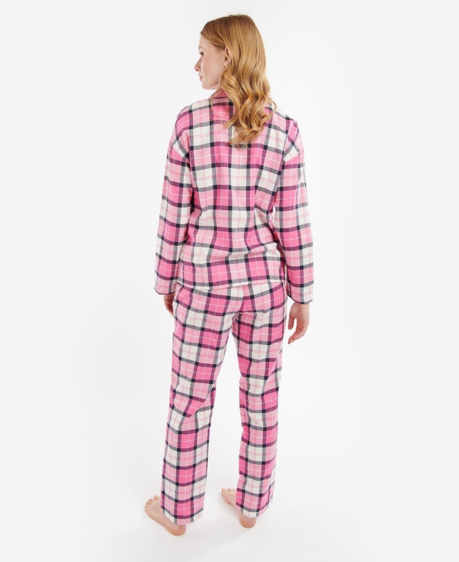 Barbour Ellery PJ Set Nachtkleding Dames Roze | 581732-JTV