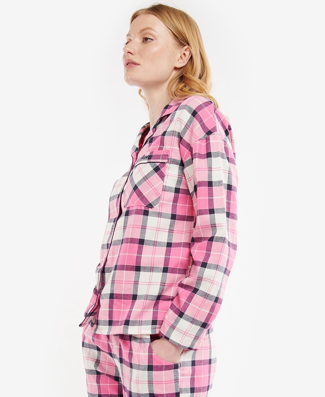 Barbour Ellery PJ Set Nachtkleding Dames Roze | 581732-JTV