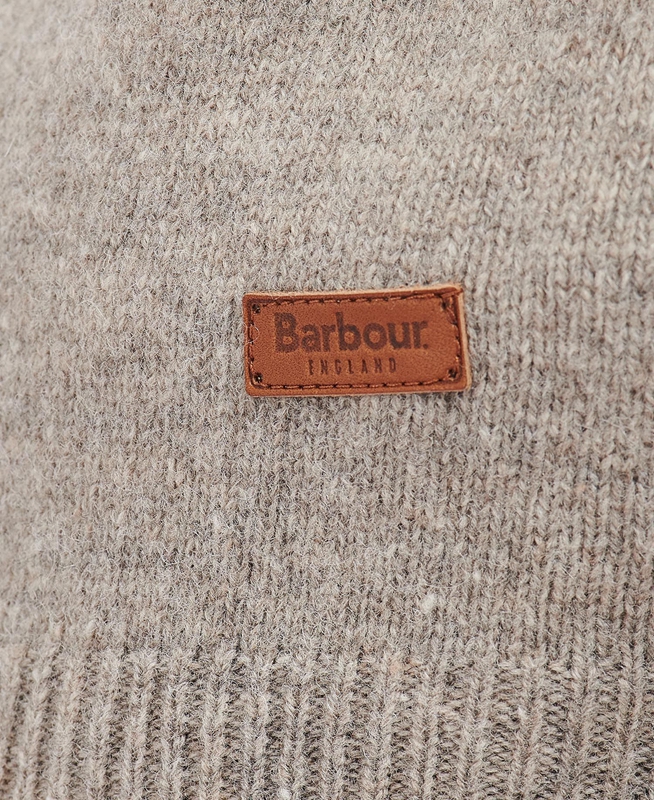 Barbour Essential Patch Half Zip Truien Heren Grijs | 108729-FKE