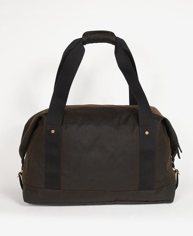 Barbour Essential Wax Holdall Tassen Heren Olijfgroen | 250349-SCX