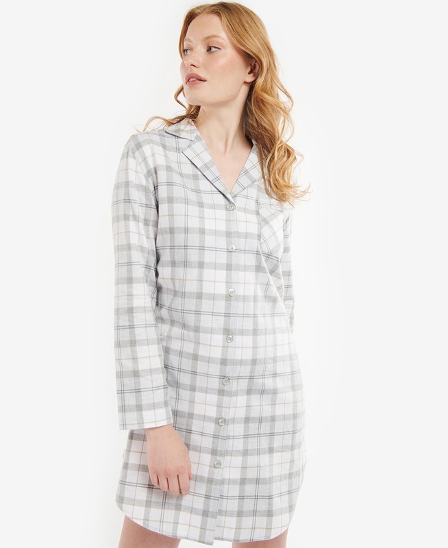 Barbour Etta Nightshirt Nachtkleding Dames Grijs | 821375-RWN