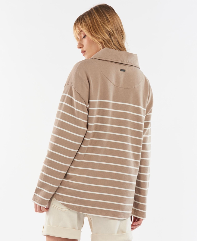 Barbour Explorer Ember Sweatshirts Dames Beige | 958723-YHO