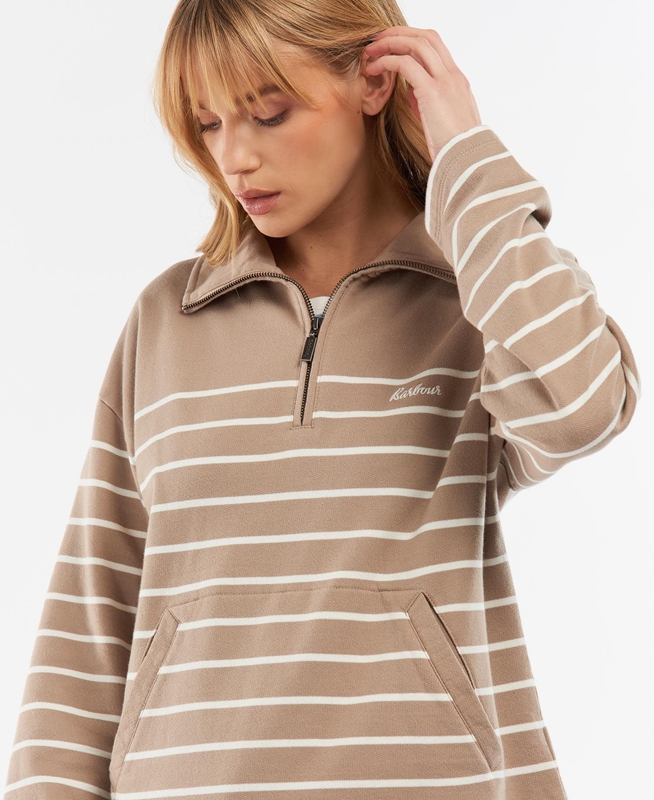 Barbour Explorer Ember Sweatshirts Dames Beige | 958723-YHO