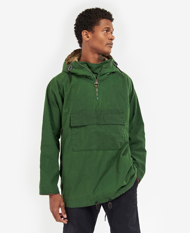 Barbour Explorer Twig Pullover Casual Jassen Heren Groen | 824709-TVR