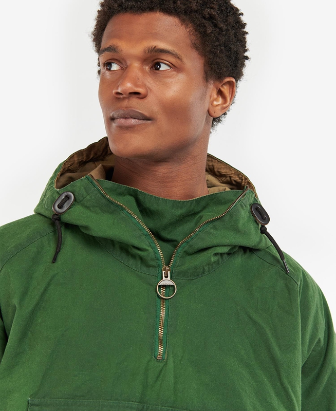 Barbour Explorer Twig Pullover Casual Jassen Heren Groen | 824709-TVR