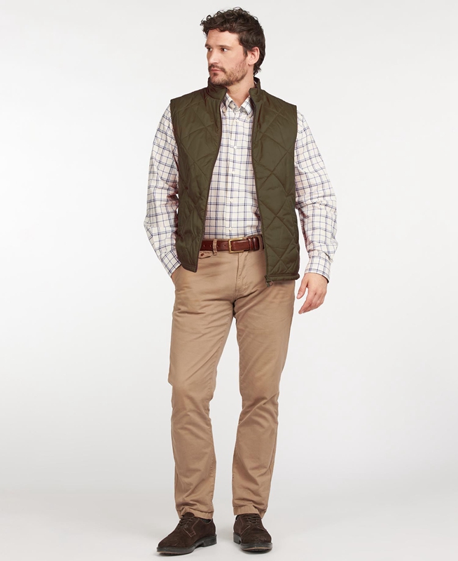 Barbour Finn Gilet Heren Groen | 983172-YLH