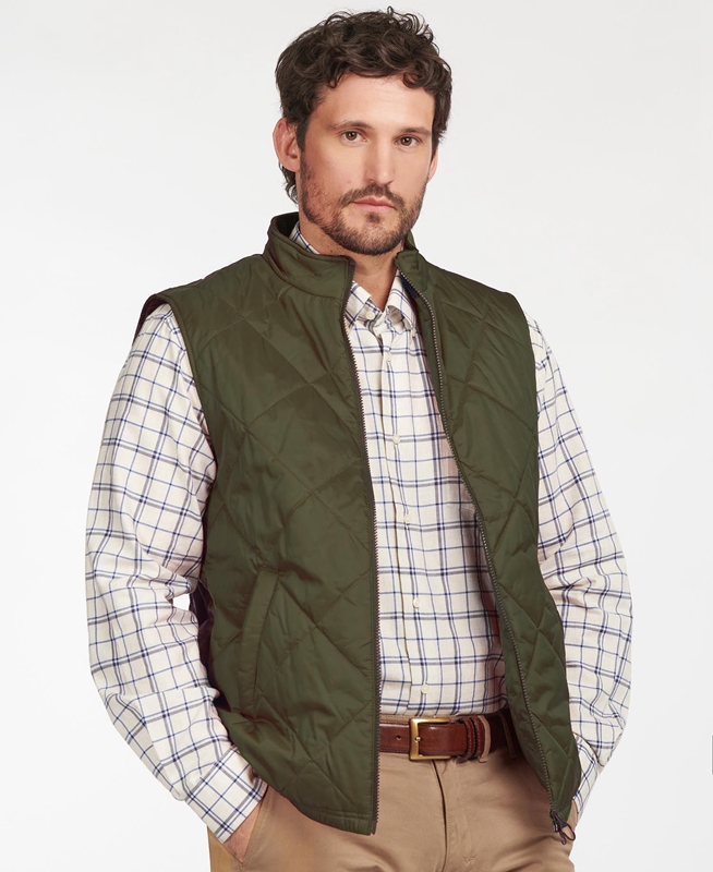 Barbour Finn Gilet Heren Groen | 983172-YLH