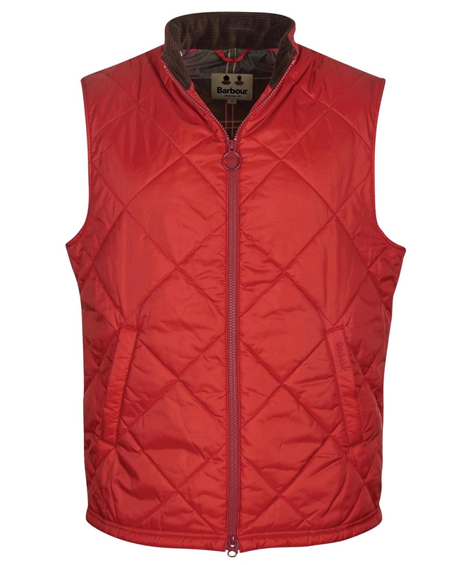 Barbour Finn Gilet Heren Rood | 024371-QGR